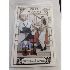Vintage Homestead Specialties Jacket Tabulations sewing pattern women children